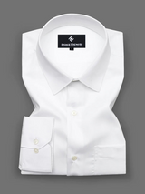 WARMING WHITE PLAIN COTTON SHIRT