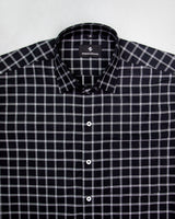 JADE BLACK CHECKED PREMIUM COTTON SHIRT