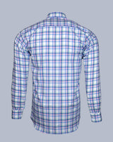 Gant Green Bright White & Pink-Green Multicolored Plaid Royal Oxford Checks Premium Cotton Shirt