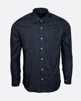 JADE BLACK MICRO CHECK PREMIUM GIZA COTTON SHIRT
