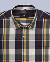 BLUE-GRAY IN CRAVEN PLAID PREMIUM COTTON SHIRT
