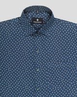 fantastic blue printed shirt