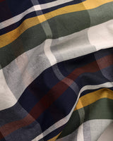 BLUE-GRAY IN CRAVEN PLAID PREMIUM COTTON SHIRT