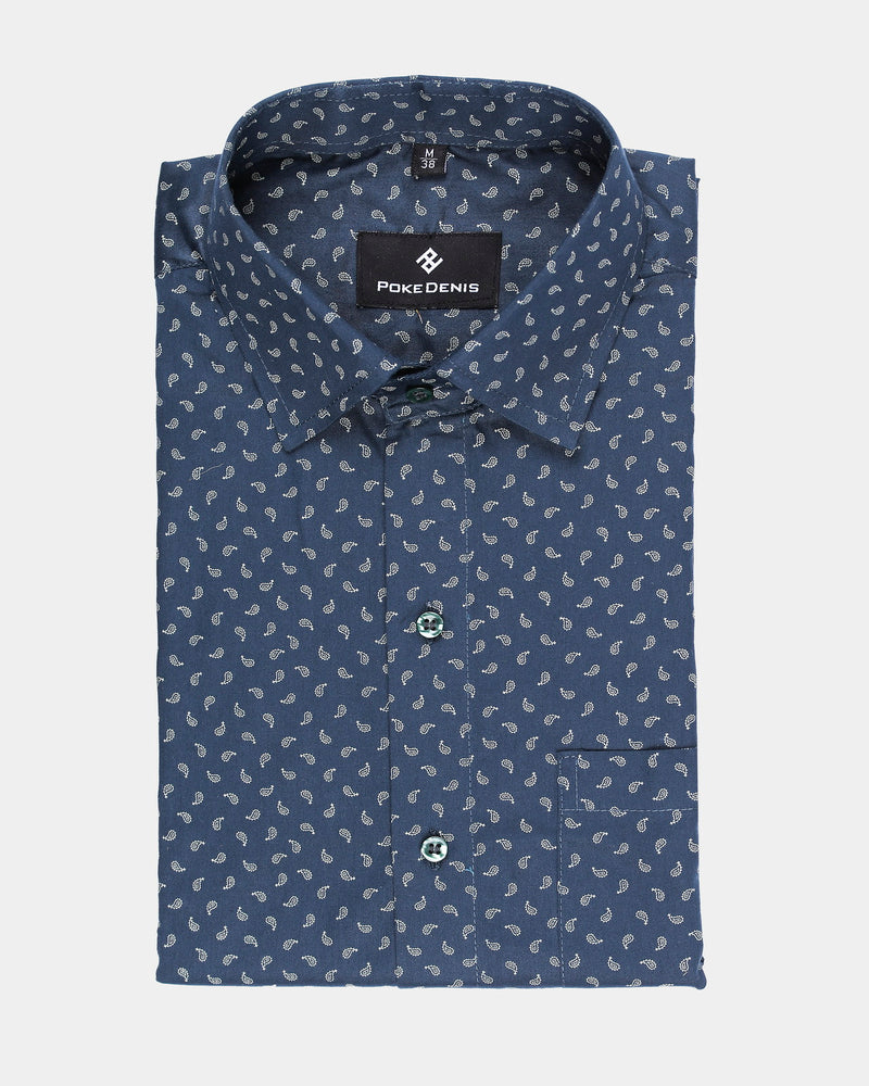 fantastic blue printed shirt