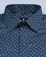 fantastic blue printed shirt