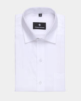 WARMING WHITE PLAIN COTTON SHIRT