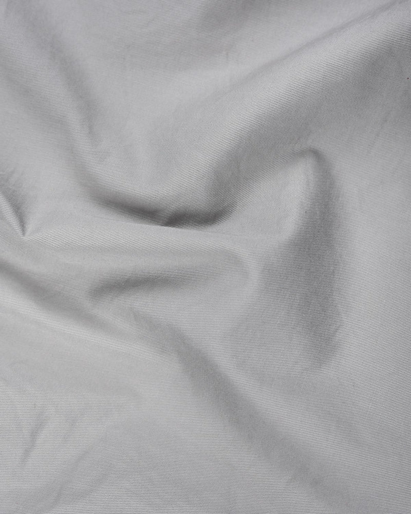 CLOUD GREY LUXURIOUS OXFORD COTTON SHIRT